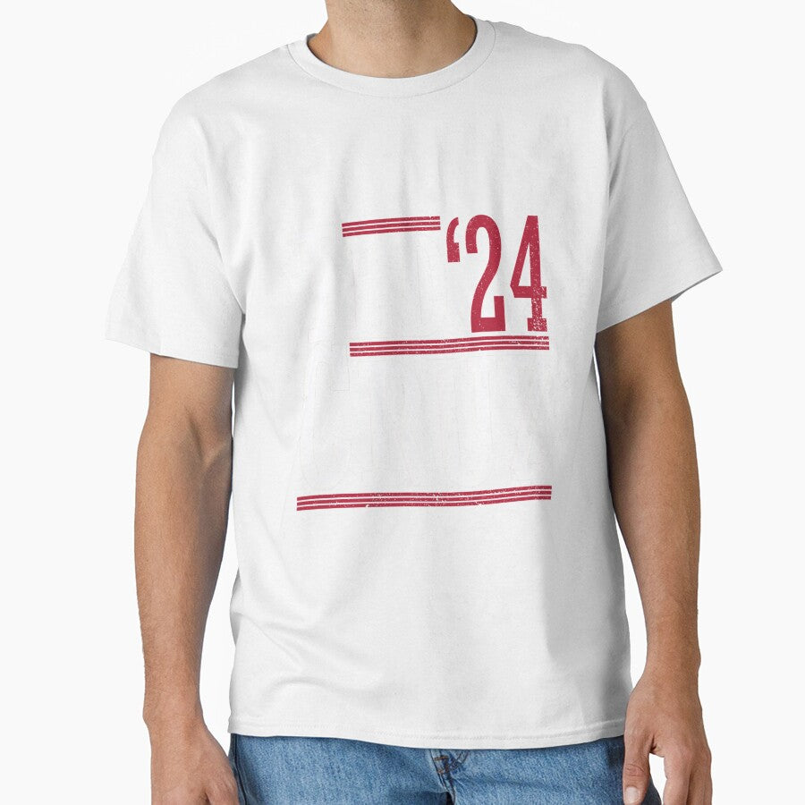 Red White Bold '24 Statement Gift by wyniadanesei