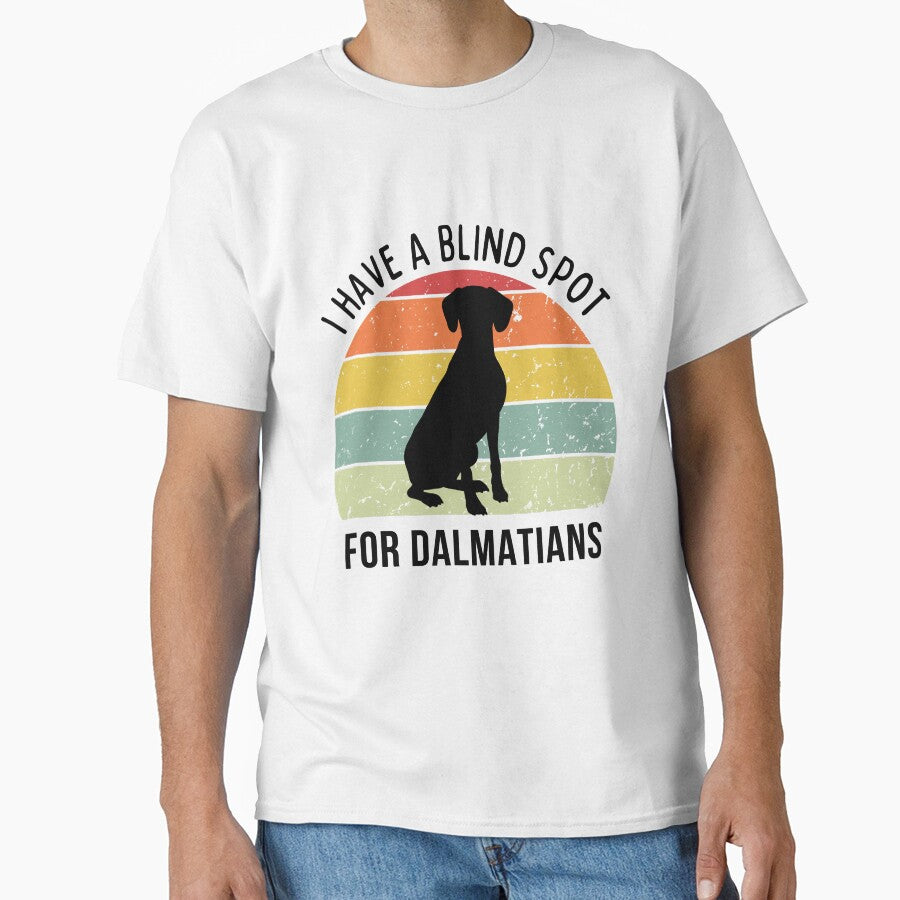 Cute Retro Sunset Dalmatian design - black text by 29Bumblebee