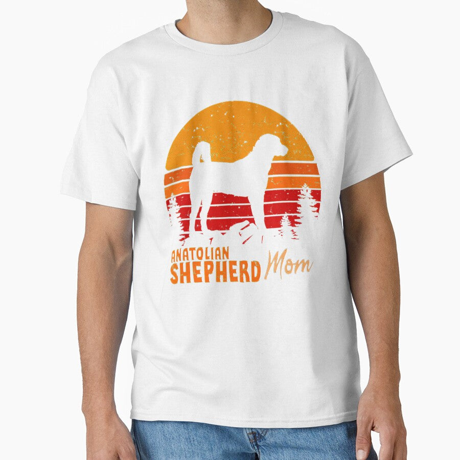 Anatolian Shepherd Mom Mama Vintage Retro Dog Women Gift Love Tee Gift Love by BargerStore