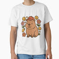 Capybara with Cap and Flowers by FunnySignalStudio