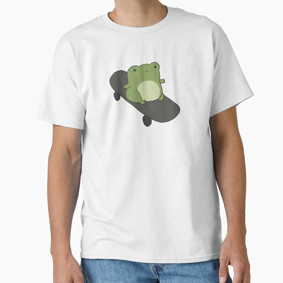 Kawaii Cottagecore Skateboarding Frog: Skater Gift for Kids, Youth, Teens, Juniors, Boys, and Girls Who Love Froge Sports by MinistryOfFrogs