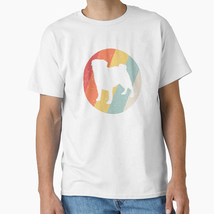 Vintage Retro Pug Dog by Vanover Designs