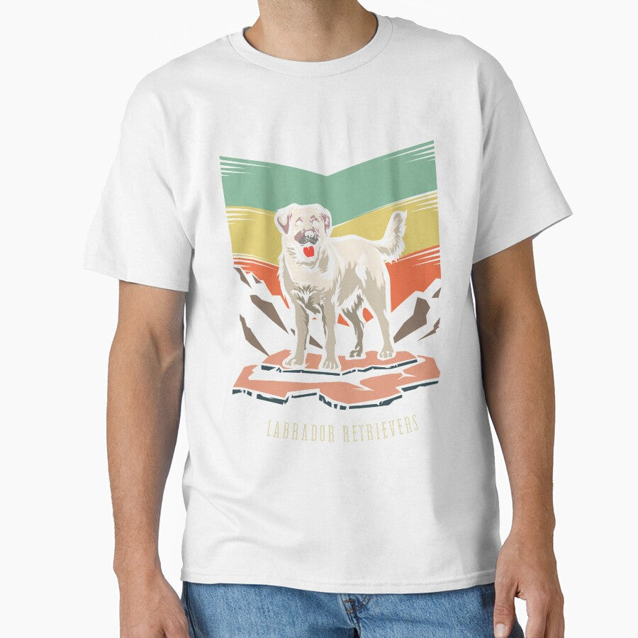 Labrador Dog | Retro design for Dog Lovers by WearthisTee009