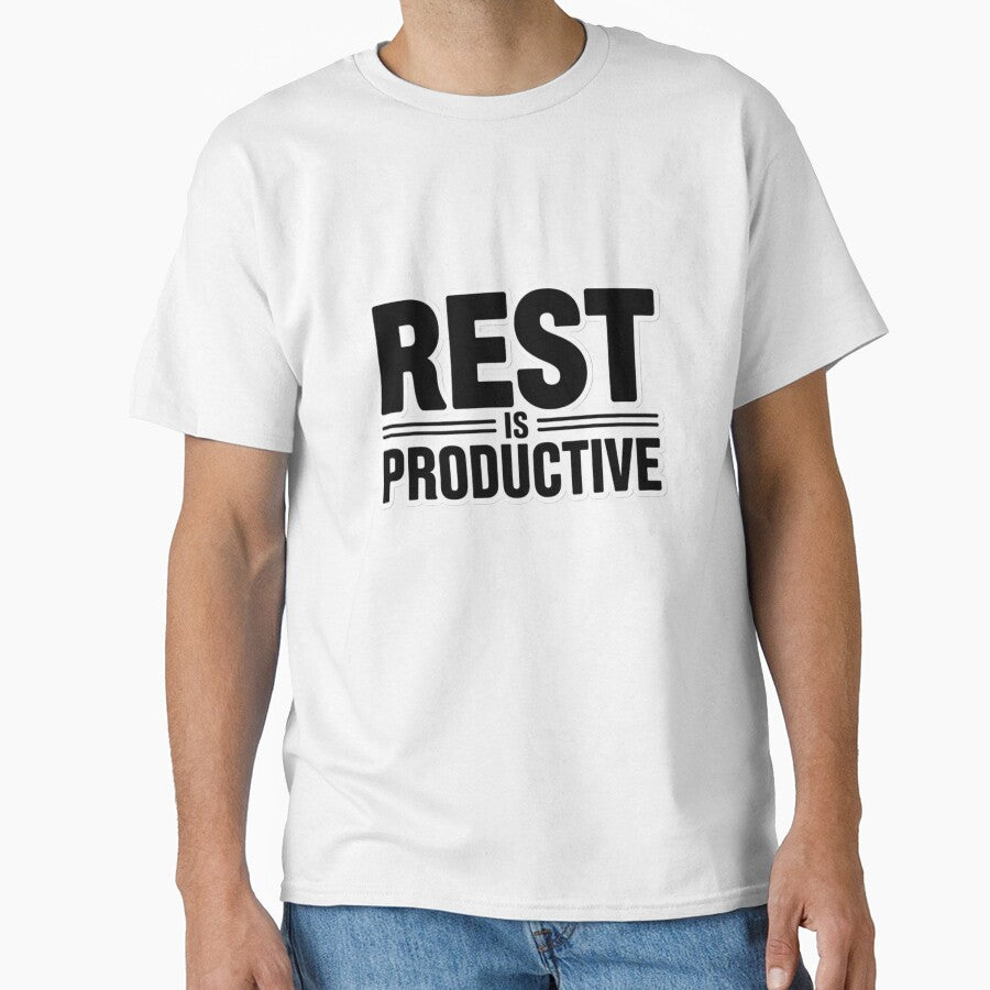 Rest Is Productive – Burnout Recovery & Mental Health Affirmation Sticker by AngloAffirms