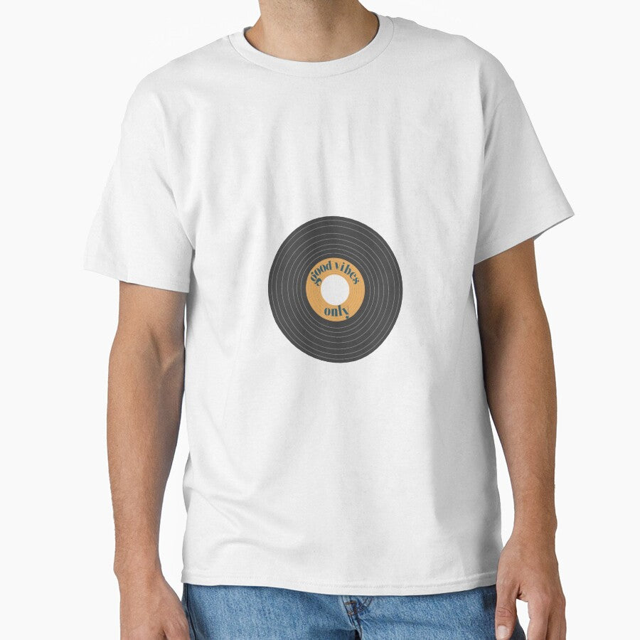 Good Vibes Only Vinyl Record Design by Making Sunshine
