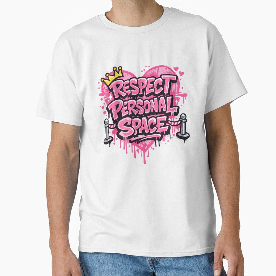 Respect Personal Space – Bold Girly Graffiti Statement by Ivy-Triggs
