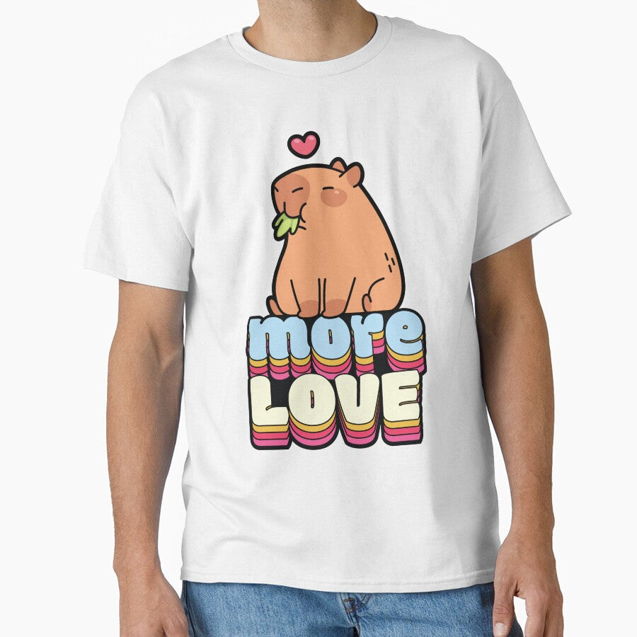 Cute Capybara Spreading More Love Positivity by chillaxcats
