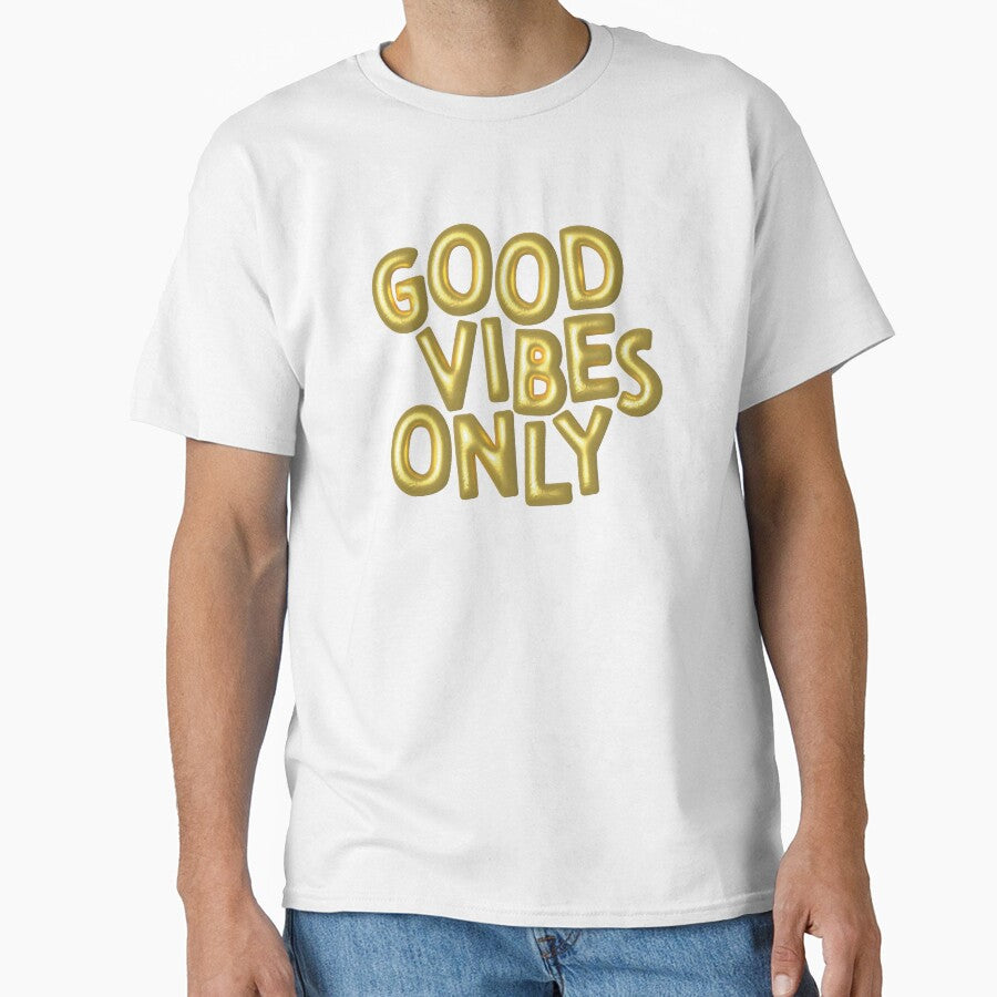 Good Vibes Only (Gold) by RanRanDesigns