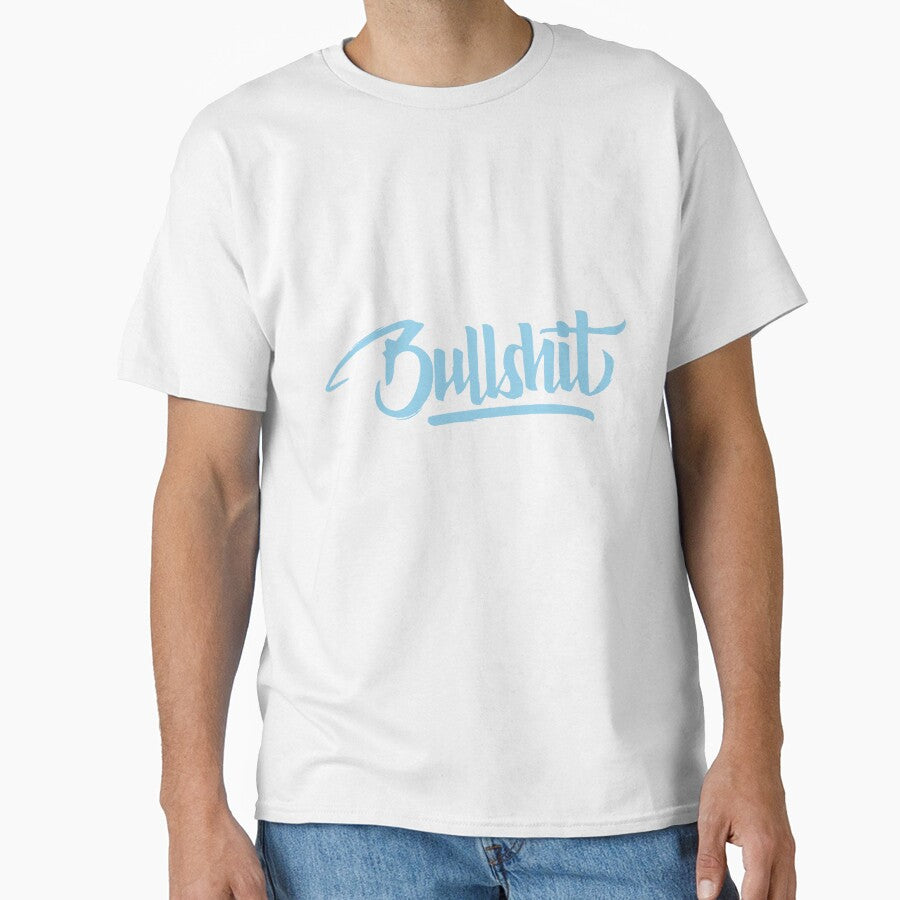 Bullshit – Blue Brush Script Typography by andry01