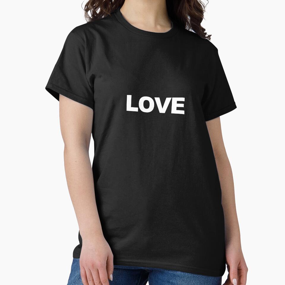 LOVE — White Minimal Bold Type Statement by WORDPAUSE