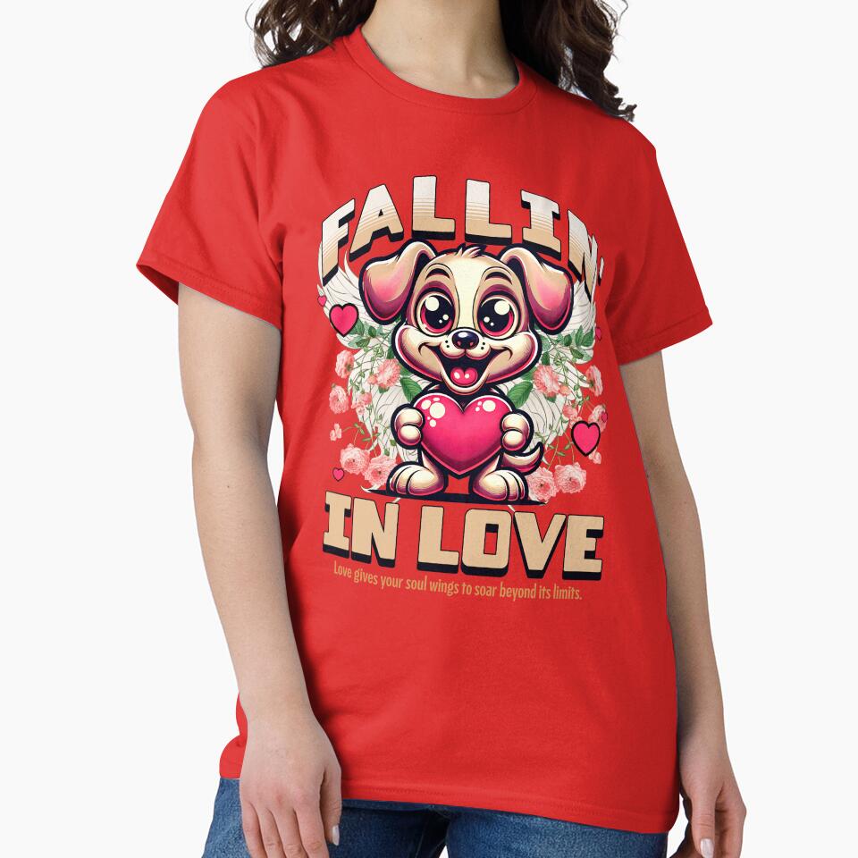 Fallin' In Love - Cute Puppy Valentine by Belarte.shop