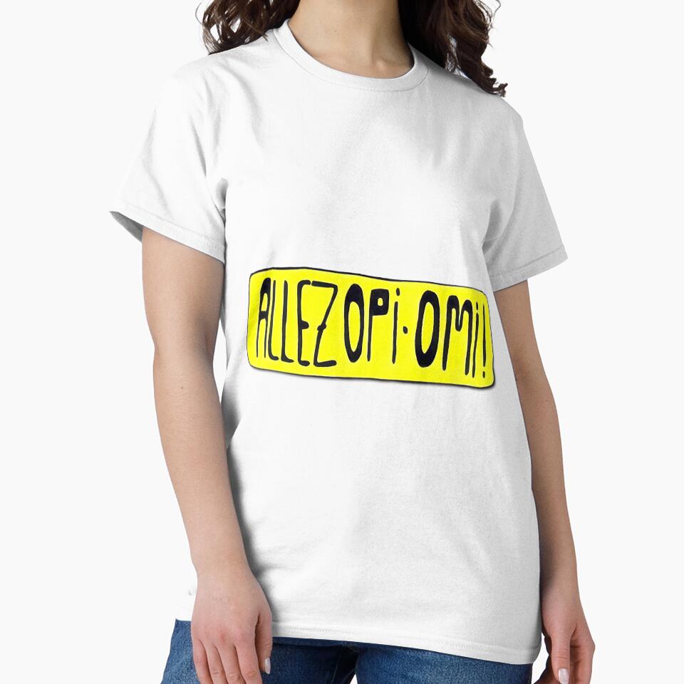 Allez Opi Omi! Bold Yellow Phrase | Limited Edition by ThomasHoyler