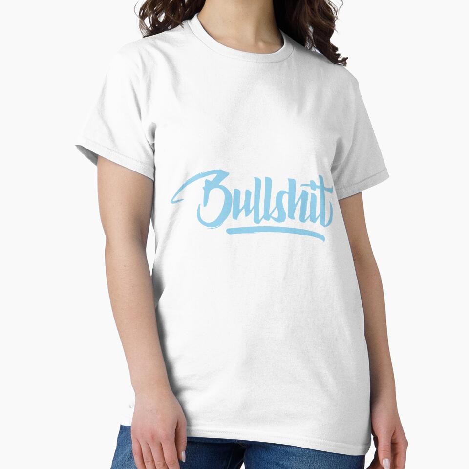 Bullshit – Blue Brush Script Typography by andry01