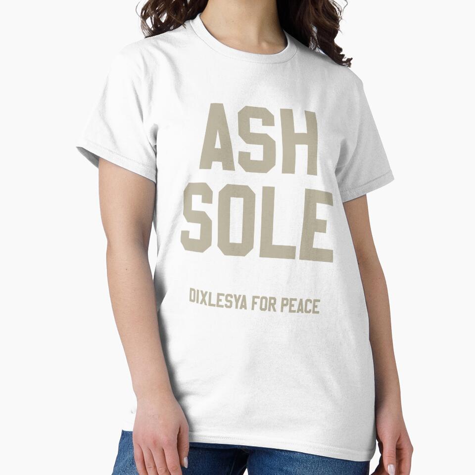 Ash Sole – Dixlesya for Peace Typography Design by Tattee