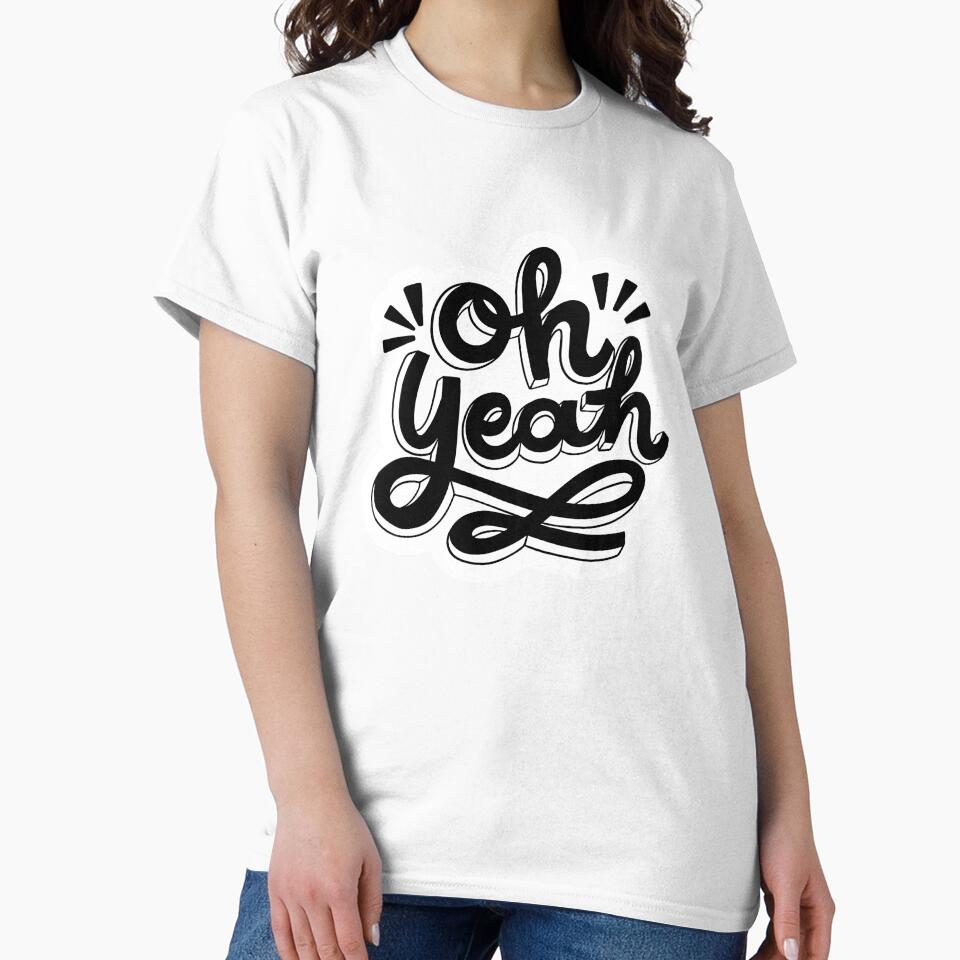 Oh Yeah Statement Lettering Design by Johnny Holiday