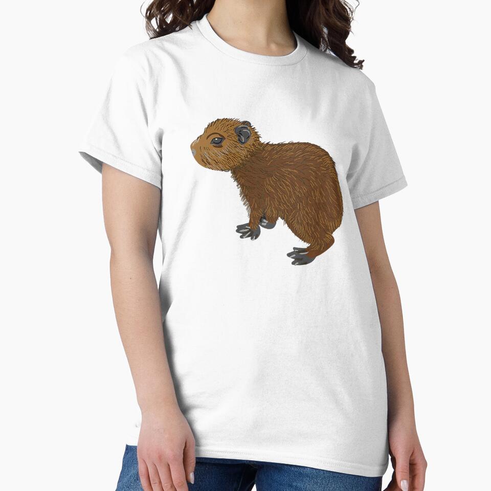 Don’t Worry Be Capy – Baby Capybara Graphic by Articooler