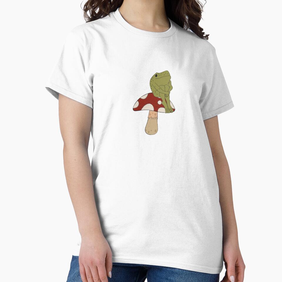Frog On Mushroom Thinking by minstore