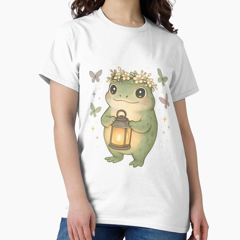 Whimsical Cottagecore Frog by SignumShop