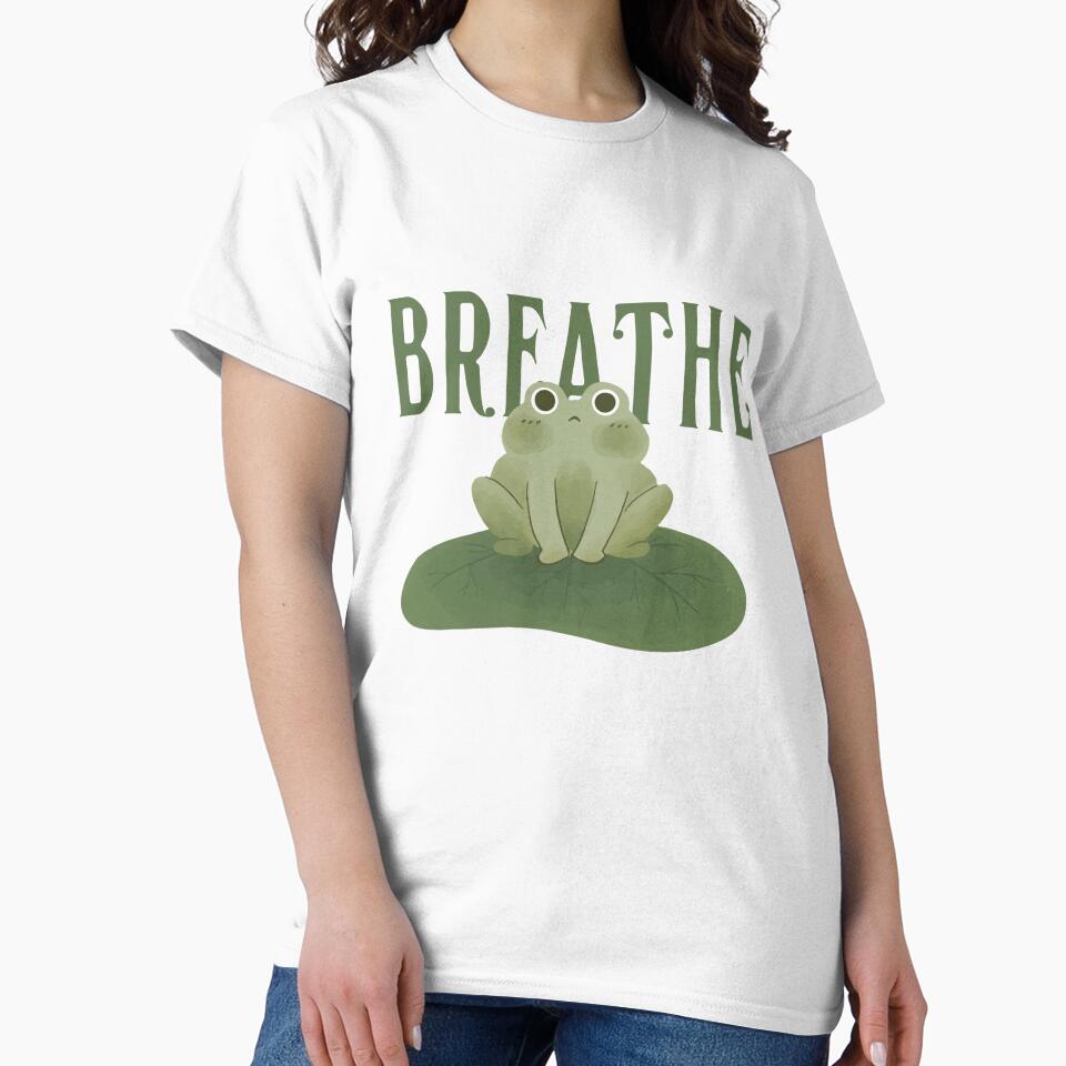 Breathe Cottagecore Frog by Georgia Grainger