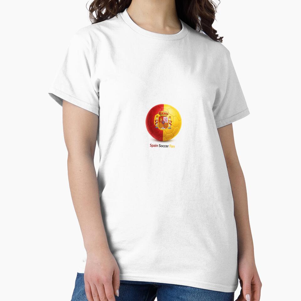Spain Flag Soccer Ball Fan by Trionda_Shop