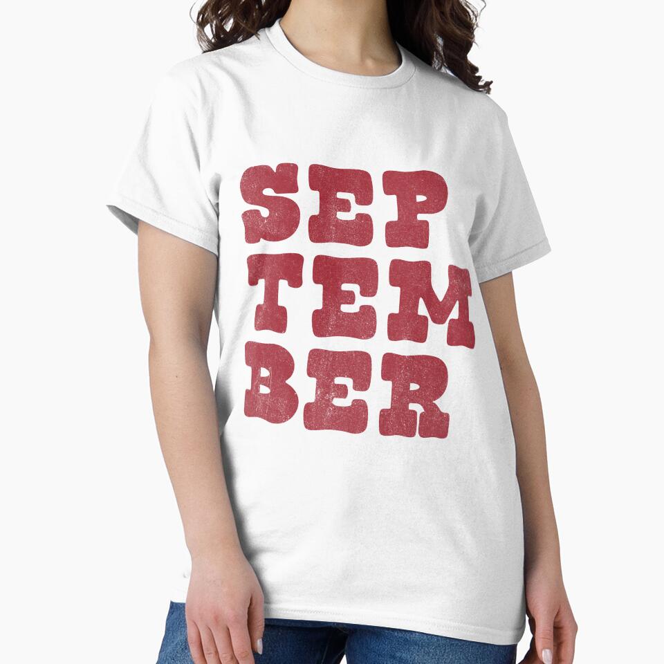 September Bold Retro Vintage Typography Design by trepiu
