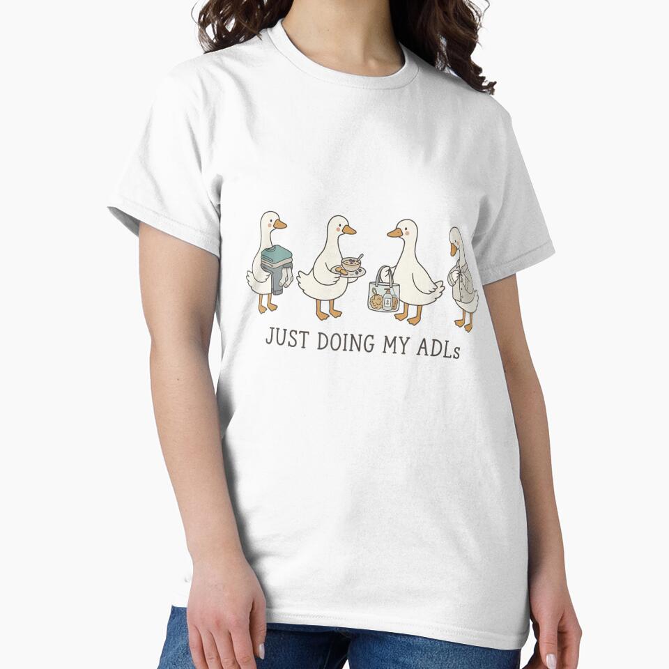 Cute Ducks Just Doing My ADLs Occupational Therapy Self Care Mental Health by StanaLuis