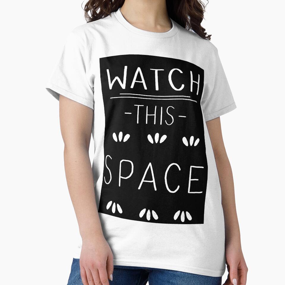 Watch This Space Hand-Lettered Design by Clare Walker
