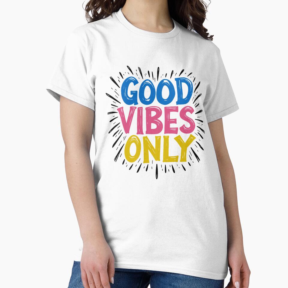 Good Vibes Only hand drawn Typographic lettering design by Muhammad  Toqeer