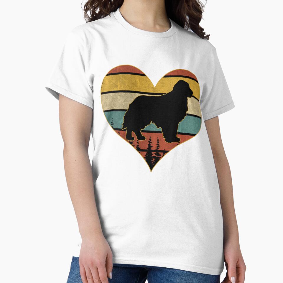Retro vintage golden retriever heart by gastonfongemie
