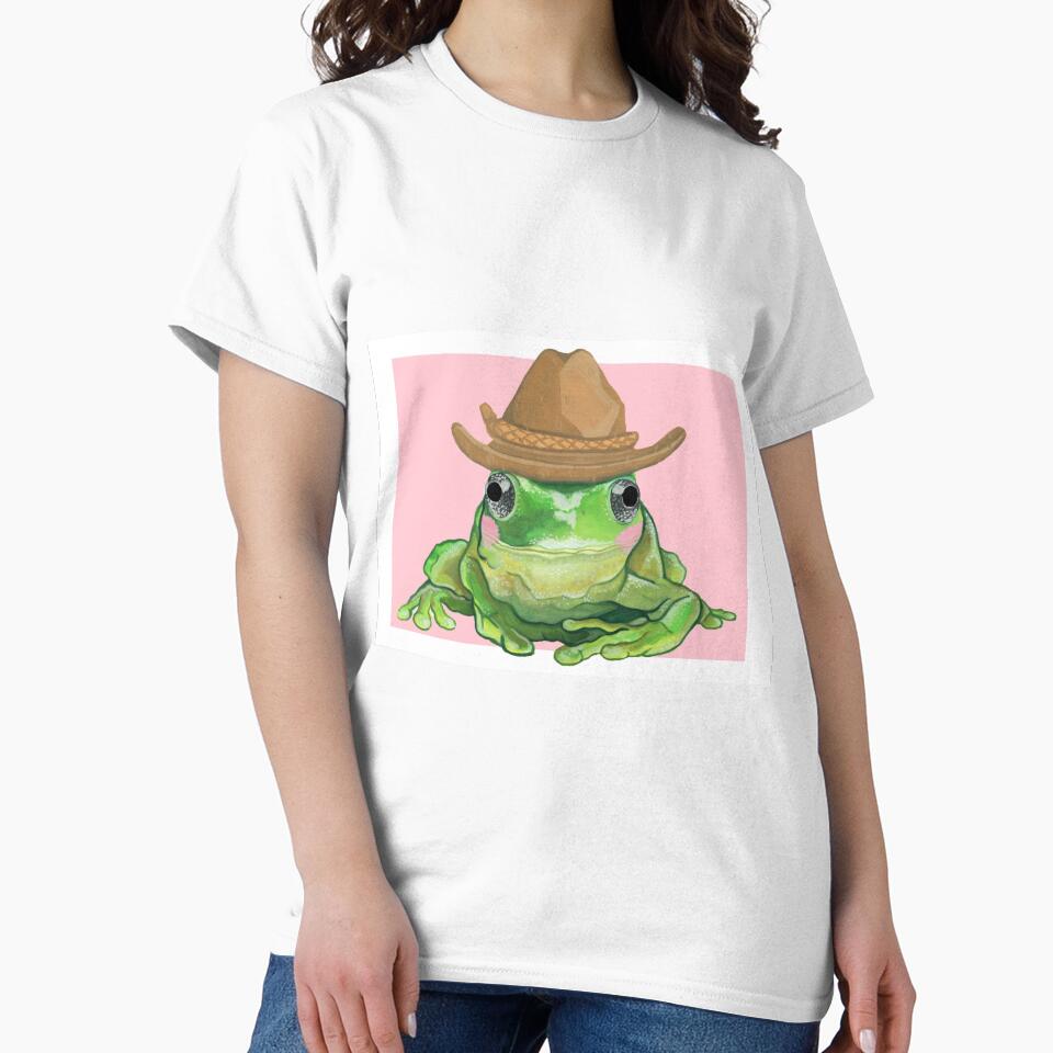 frog with hat by meghandayyy