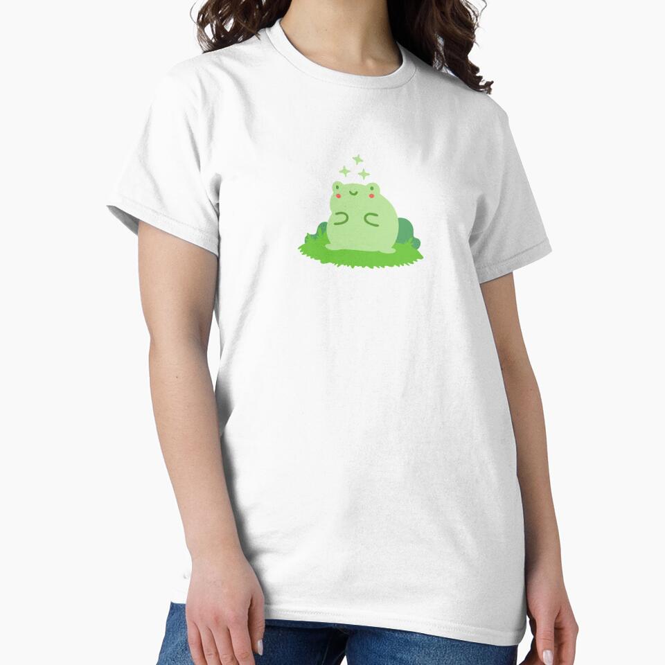 Adorable Kawaii Frog Cottagecore Frog Lovers Aesthetic by MiaDelelai