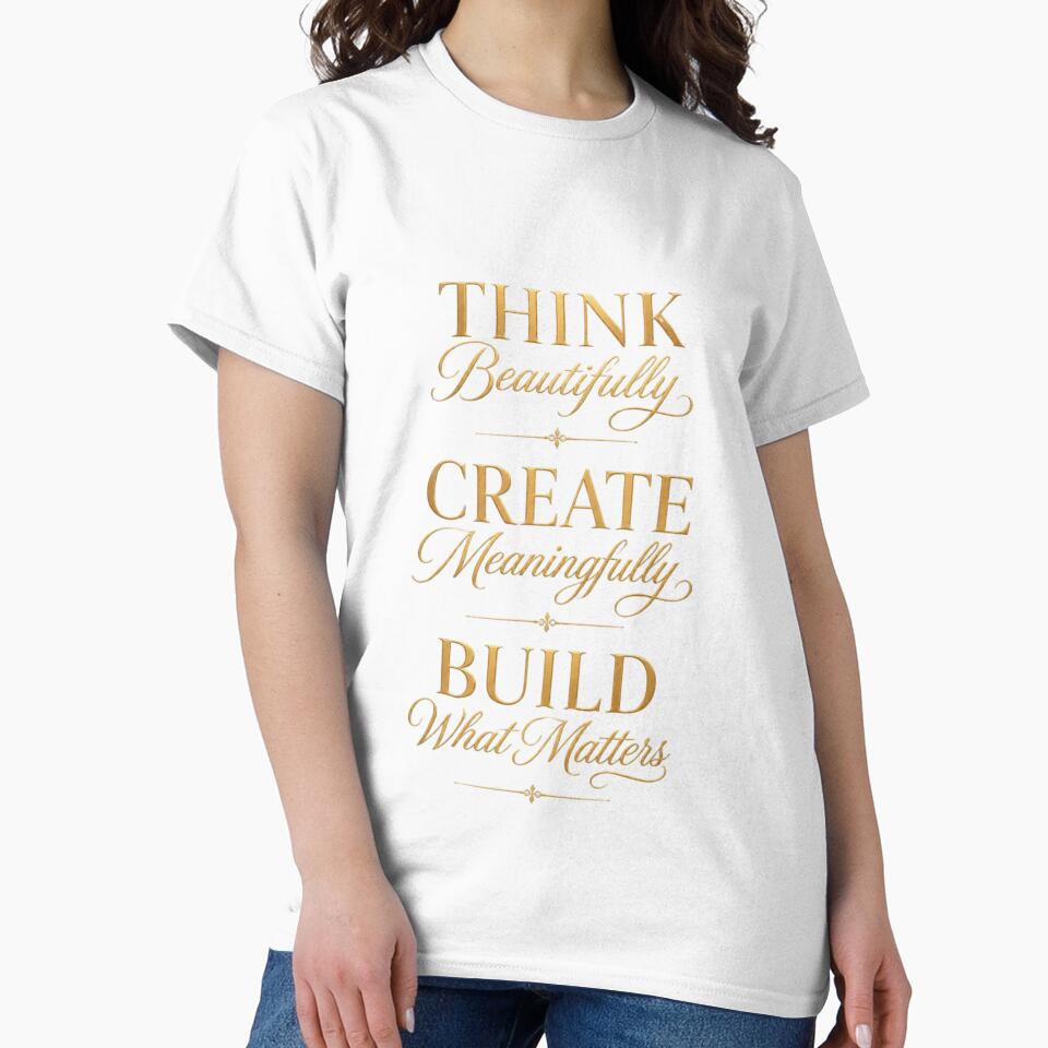 Think Beautifully • Create Meaningfully • Build What Matters by happiness1000