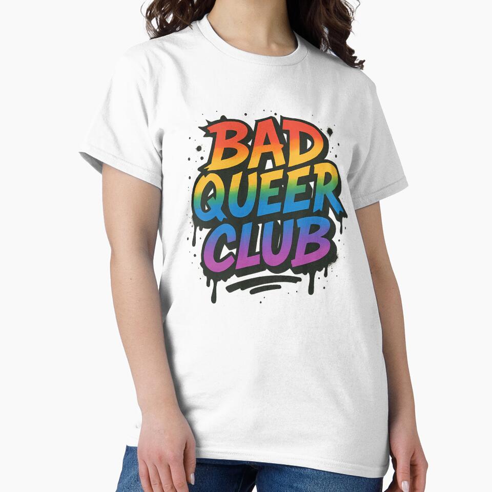 Bad Queer Club – Rainbow Graffiti Design by Haus Of Sin