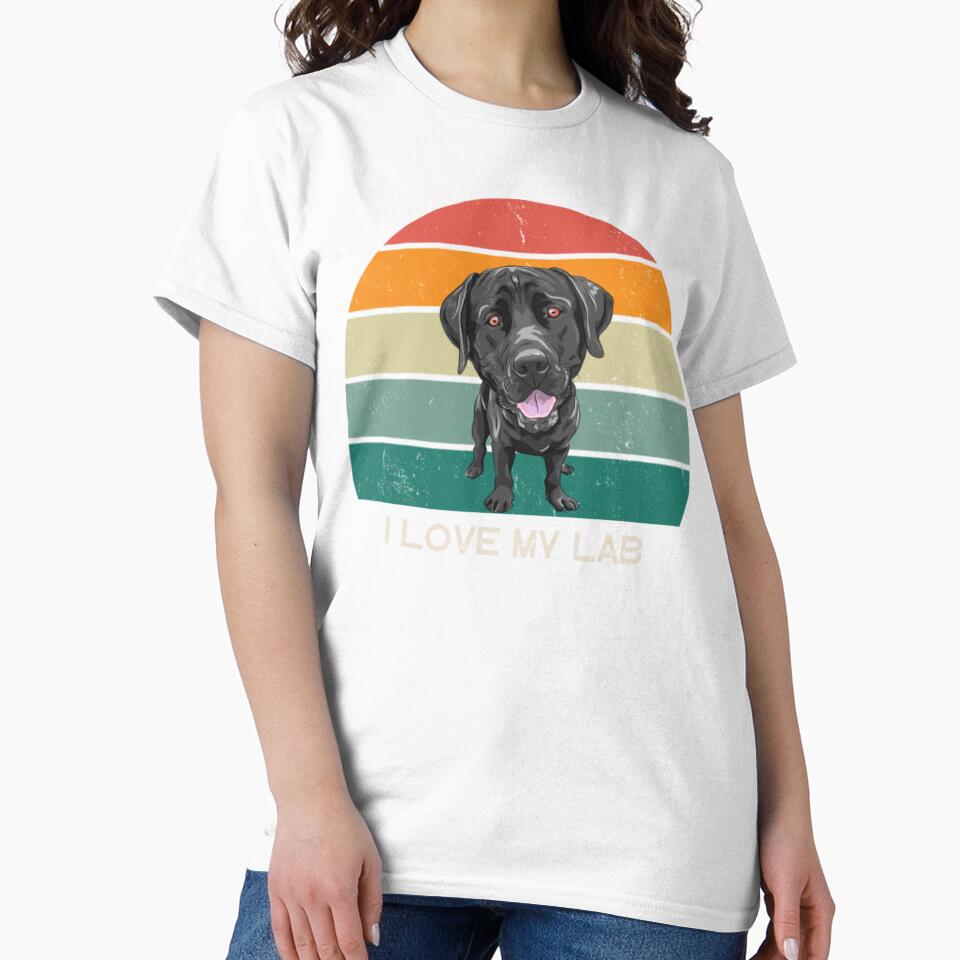 Love My Labrador Retriver by Way Cool Tees