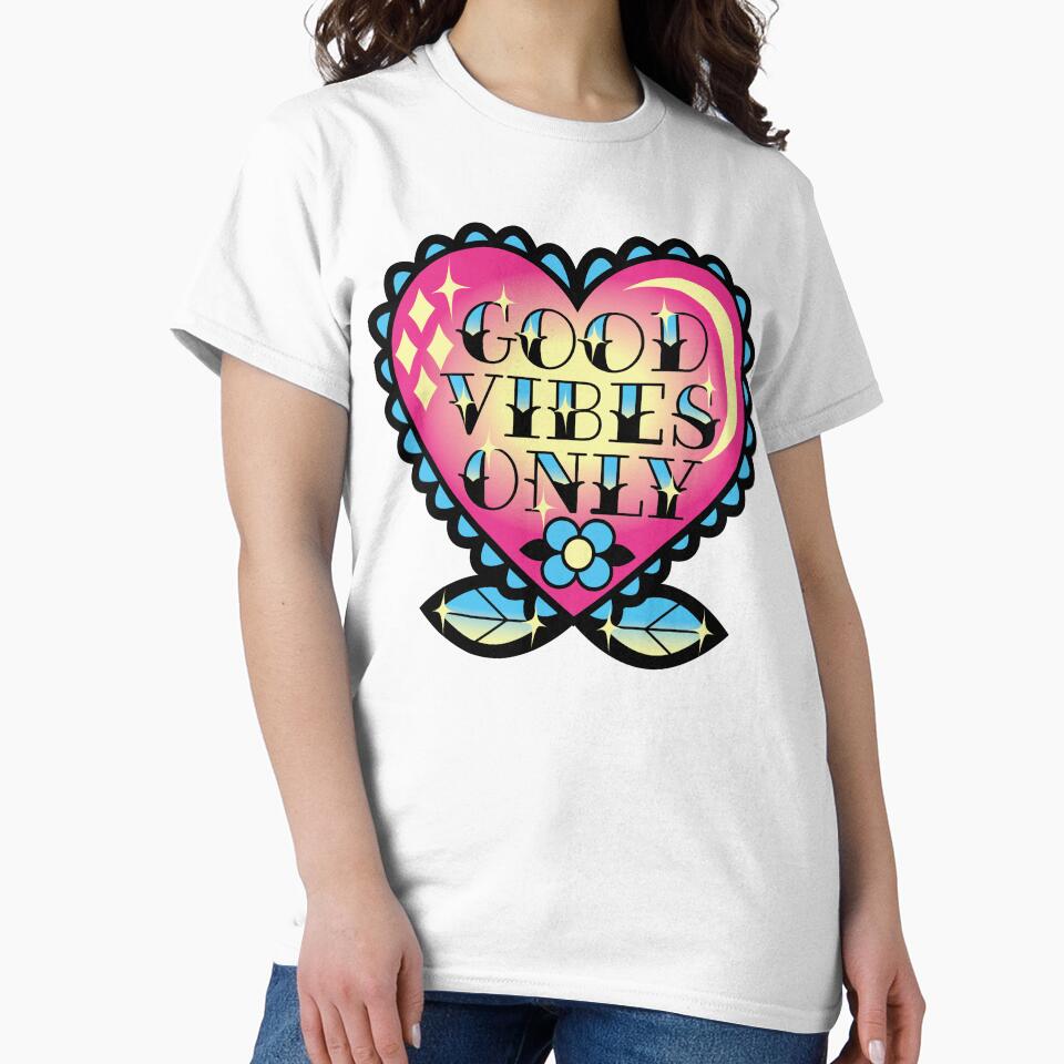 Good Vibes Only Heart by ninefourpop
