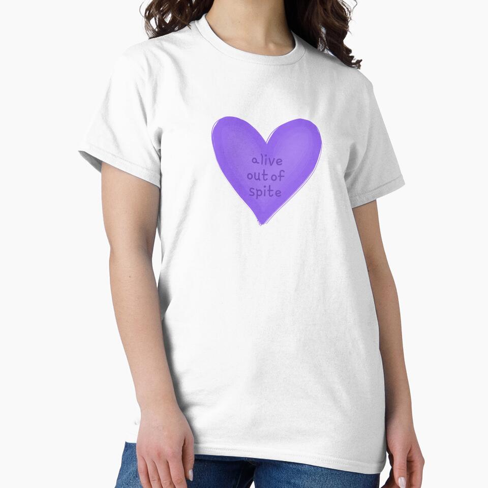 Alive out of spite purple heart by wonderxwander