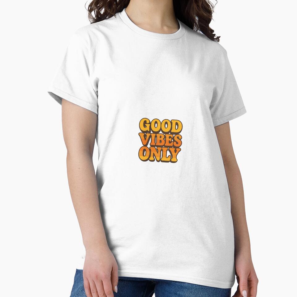 ✨ Good Vibes Only – Retro Colorful Design ✨ by Touama