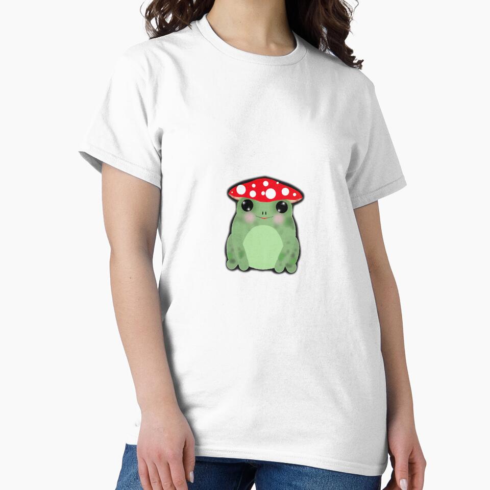 mushroom frog needs a log by Budibabe