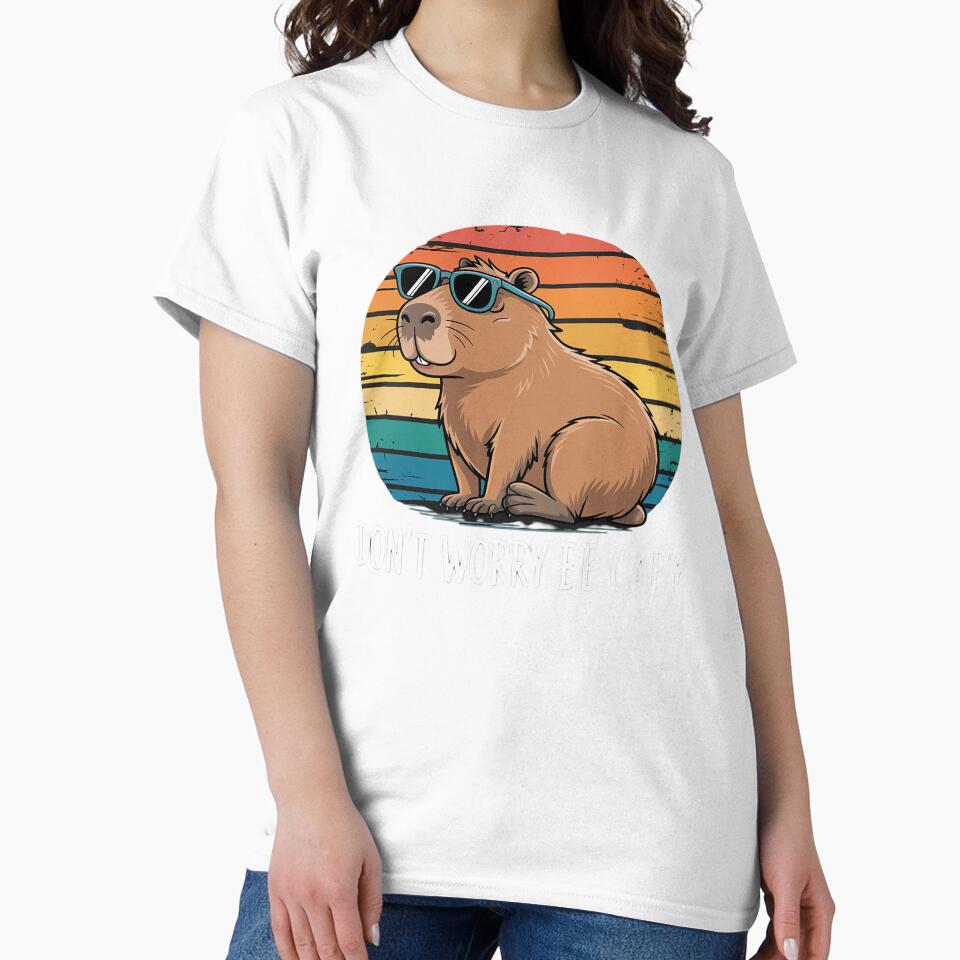 Dont Worry Be Capy Capybara by HaileyRobel