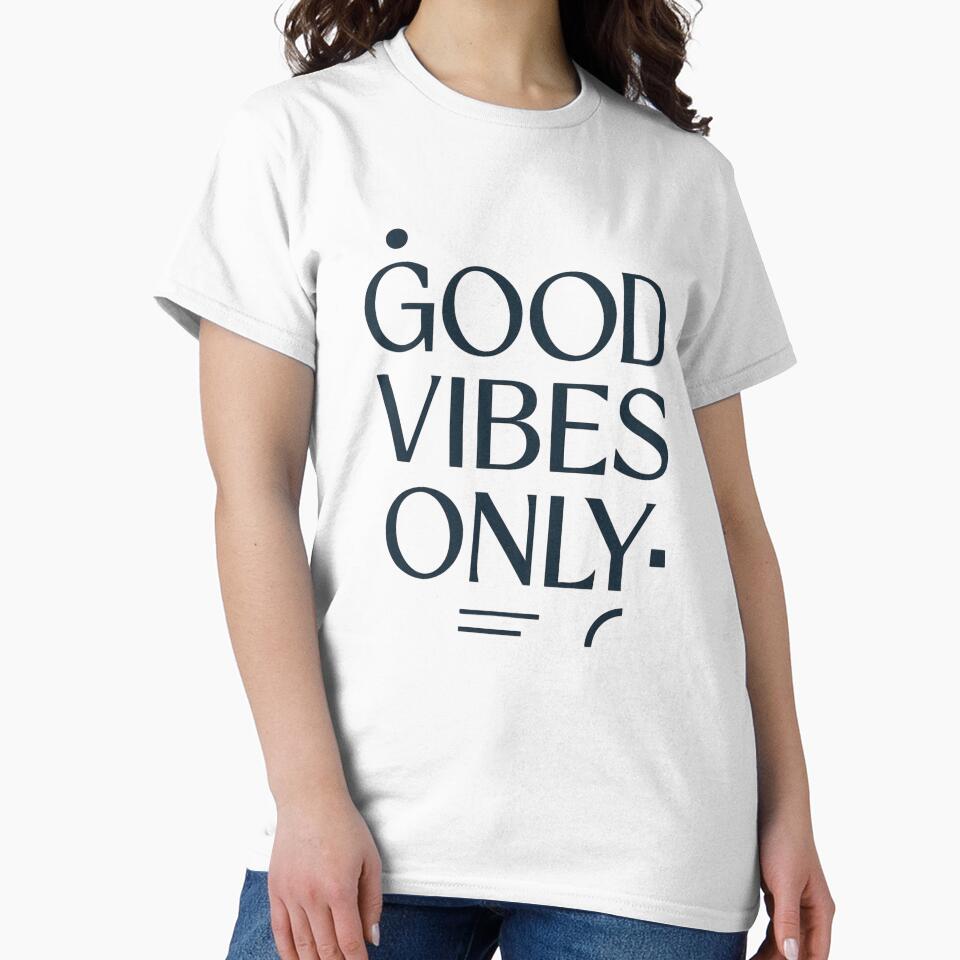 Good Vibes Only – Minimalist Typography Design by CreativeGorillas