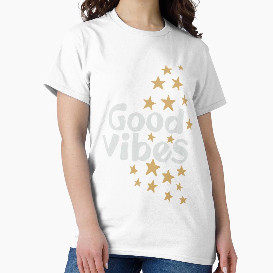 Good Vibes on Dark Background by Wiggly Lines