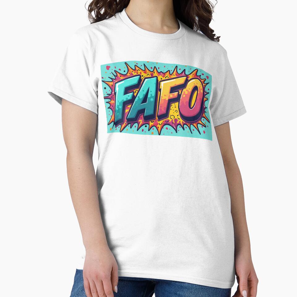 FAFO T-Shirt – Bold Comic Pop Art Graphic by DLG Tees