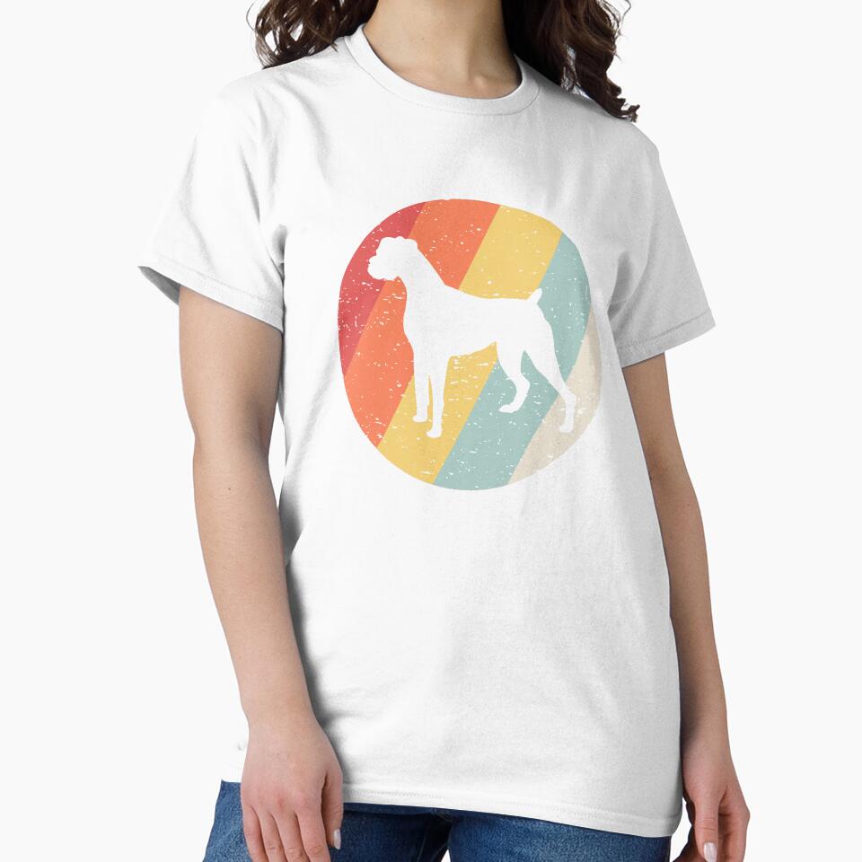 Vintage Retro Boxer Dog by Vanover Designs