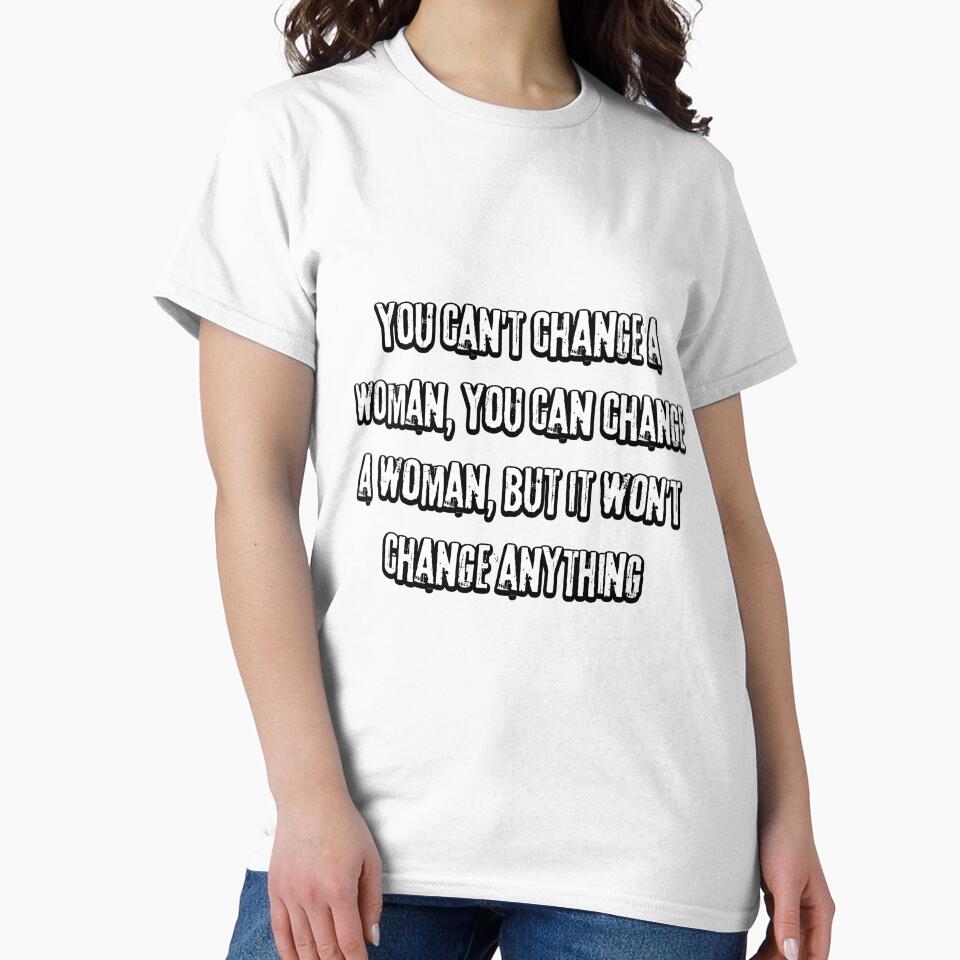 Funny Woman Quote Irony Bold Text Design by ViviArtix