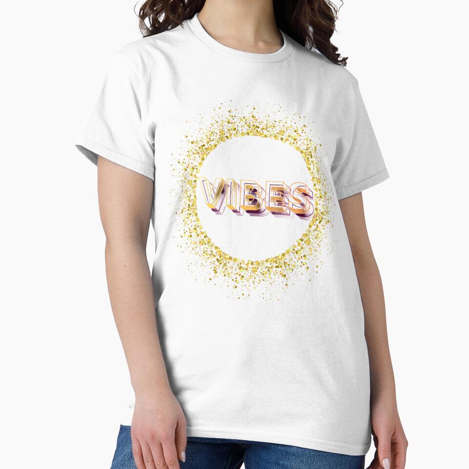 Golden Vibes Aesthetic Typography Design by PrataeAesthetics