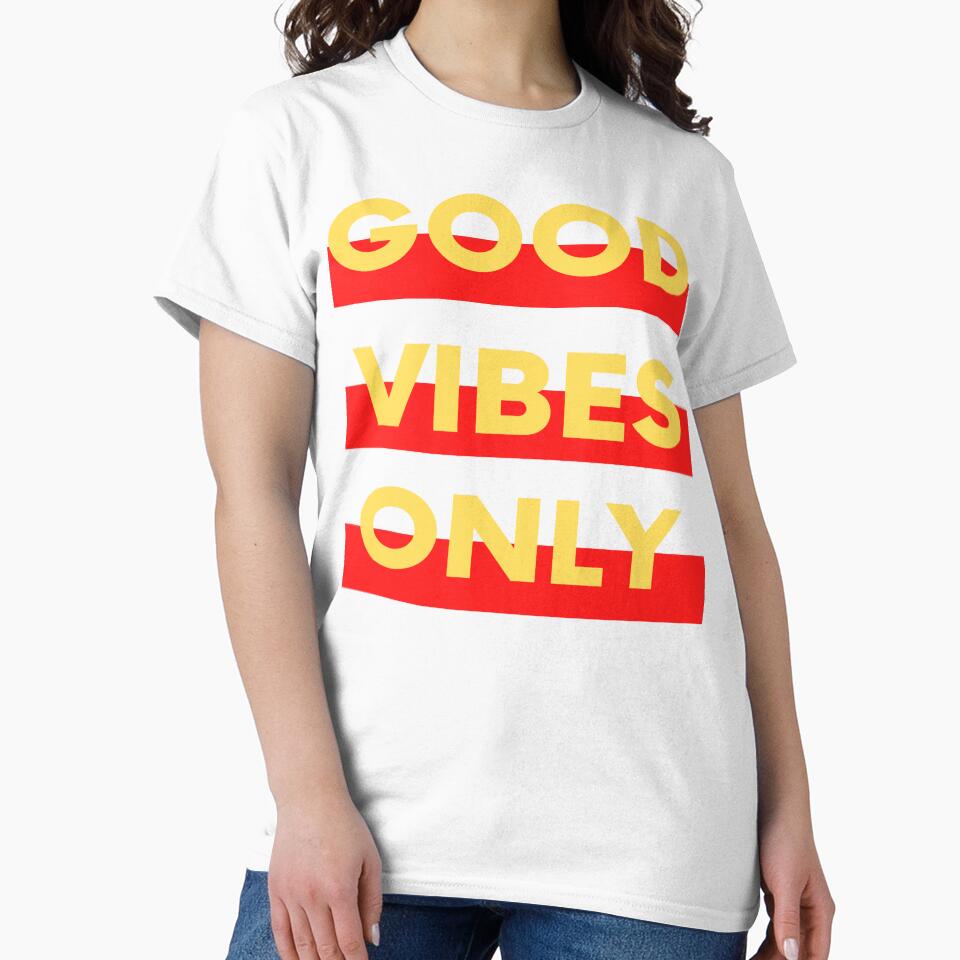 Good Vibes Only Red Yellow by lovesuperkarma