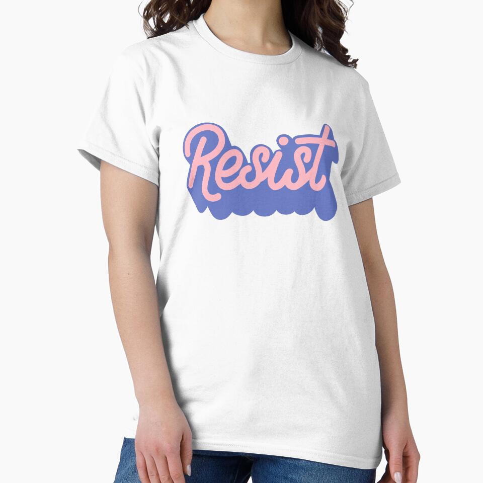 Resist | Hand Lettered Empowerment Typography Art by kacien