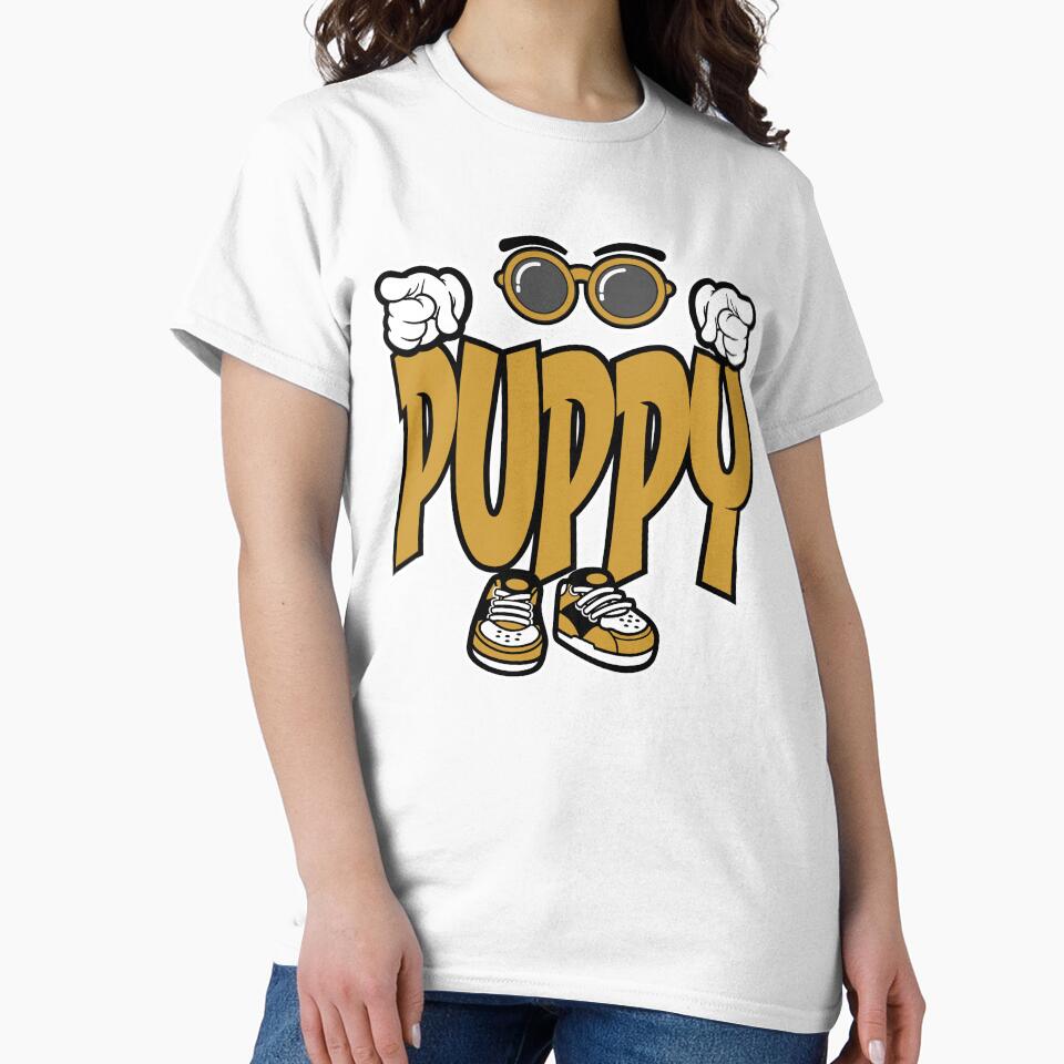 Puppy - PETS Words Character Bold Retro by NFTWords