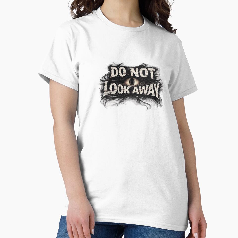 Do Not Look Away Gothic Typography by jgvisualarts