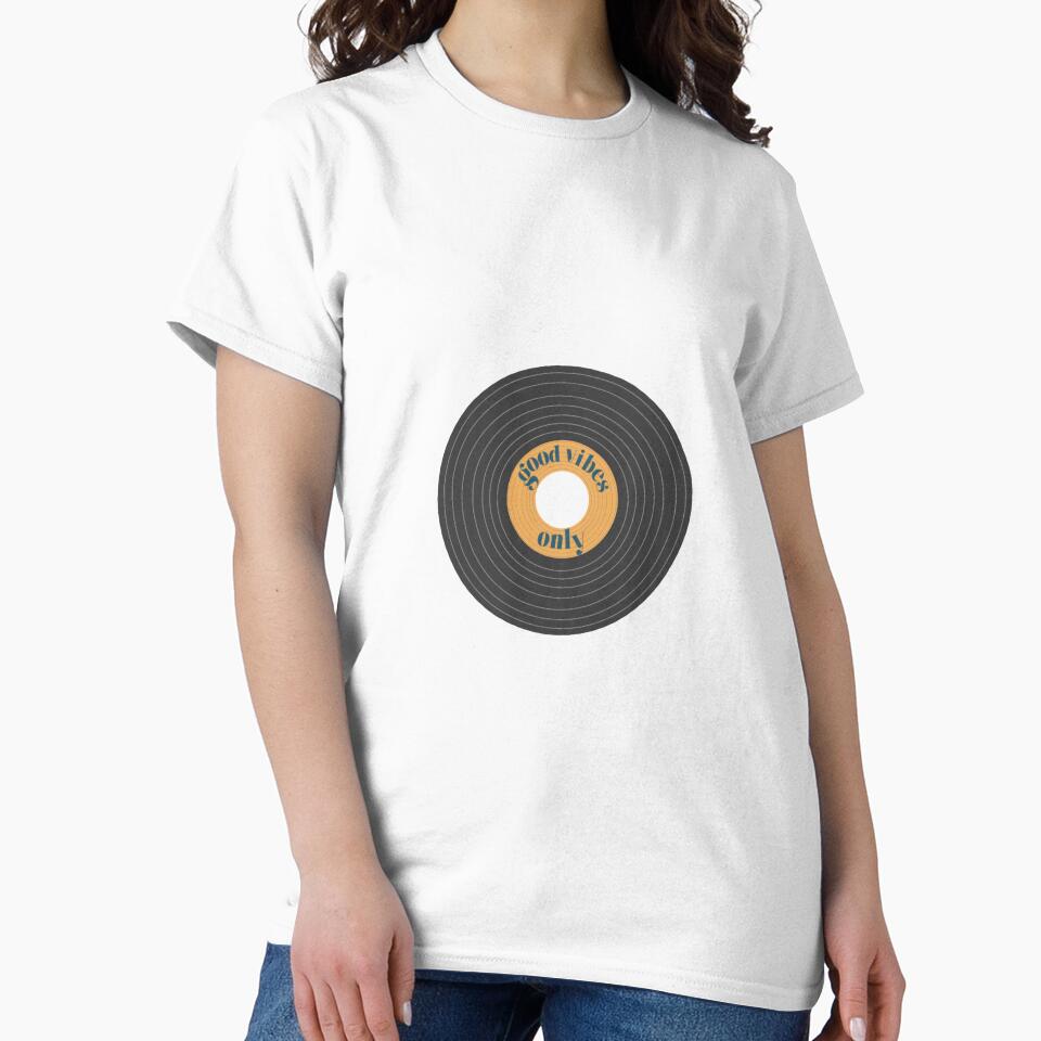 Good Vibes Only Vinyl Record Design by Making Sunshine